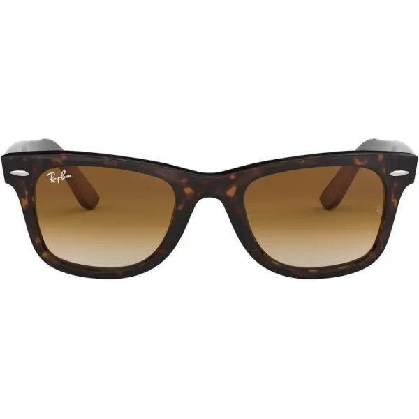 RayBan RB2140 Original Wayfarer Gradient SunglassesTortoiseClear Gradient Brown