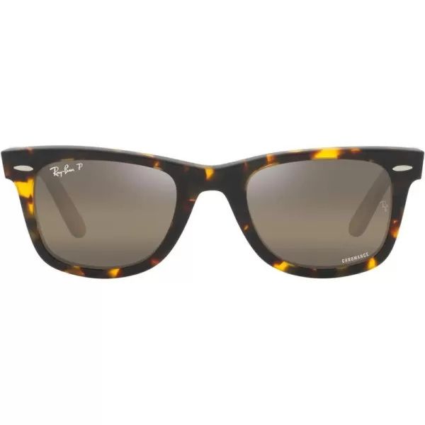 RayBan RB2140 Original Wayfarer Gradient SunglassesYellow HavanaPolarized Clear Gradient Dark Brow