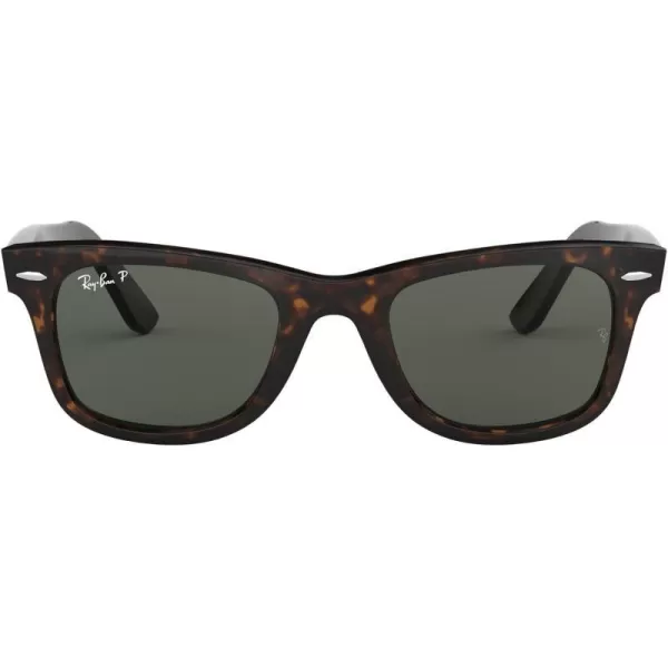 RayBan RB2140 Original Wayfarer Polarized Square SunglassesRb2140 Original Wayfarer Polarized TortoiseGreen Polarized