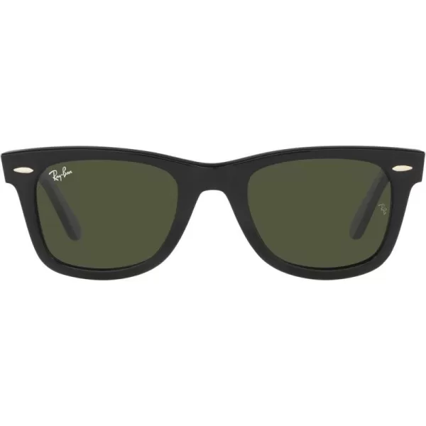 RayBan RB2140 Original Wayfarer SunglassesBlackGreen Classic