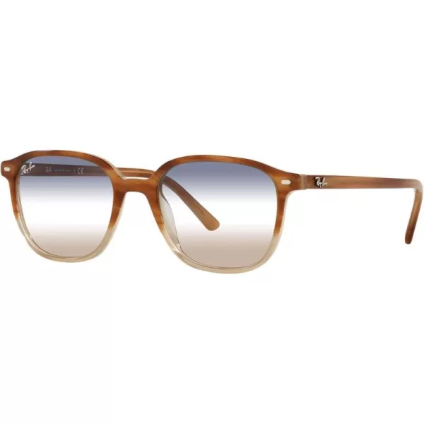 RayBan RB2193 Leonard Square SunglassesGradient Light Brown HavanaClear Gradient Blue Gradient Brown