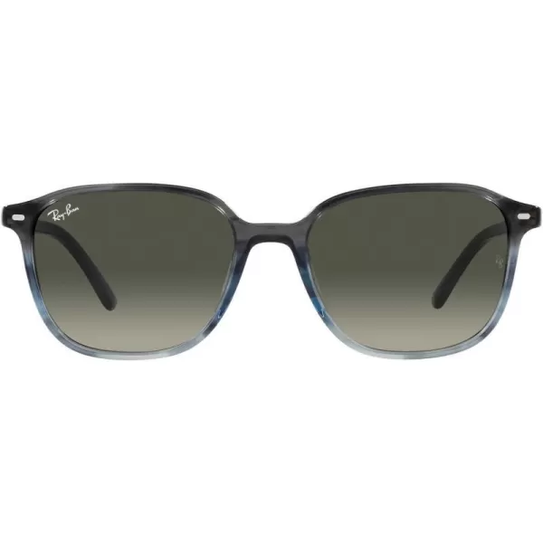 RayBan RB2193 Leonard Square SunglassesStriped Grey Gradient Blue Grey Gradient