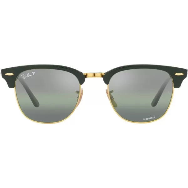 Green on Gold /Dark Green Mirrored Polarized