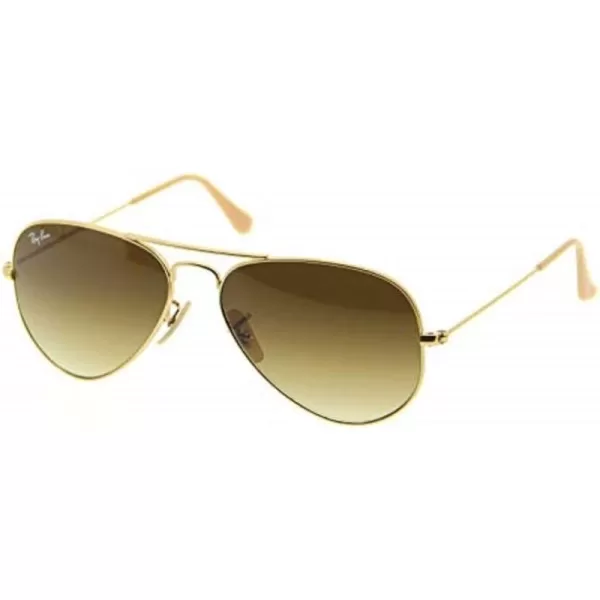 RayBan RB3025 Classic Mirrored Aviator SunglassesGold FrameBrown Photochromic Lens