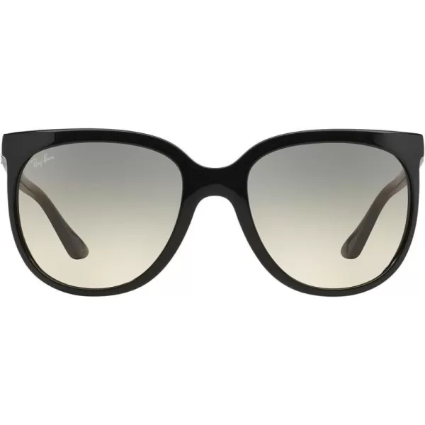 RayBan RB4126 Cats 1000 SunglassesBlackClear Gradient Grey