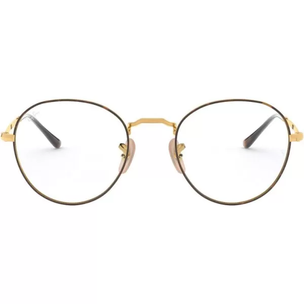 RayBan RX3582v Round Prescription Eyeglass FramesHavana on AristaDemo Lens