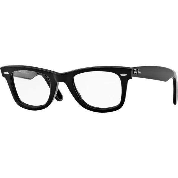 RayBan RX5121 Wayfarer Square Prescription Eyeglass Frames BlackDemo Lens 50 mmRayBan RX5121 Wayfarer Square Prescription Eyeglass Frames BlackDemo Lens 50 mm