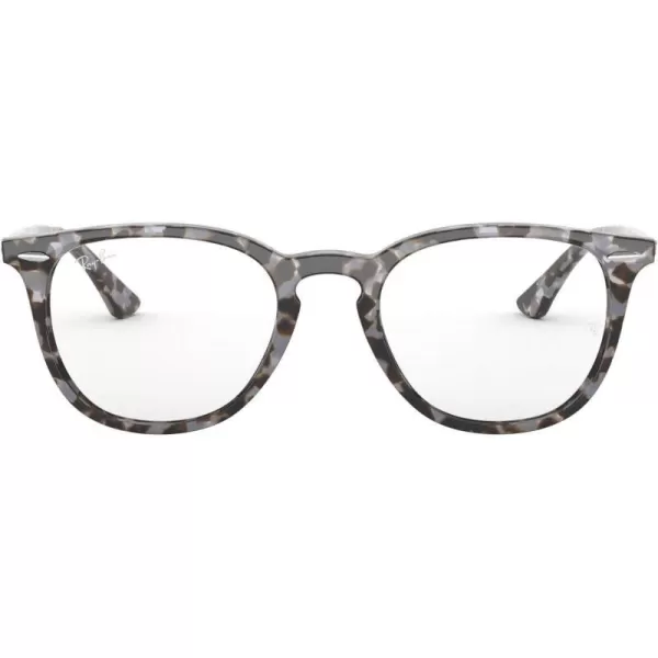 RayBan RX7159 Round Prescription Eyeglass FramesGrey HavanaDemo Lens