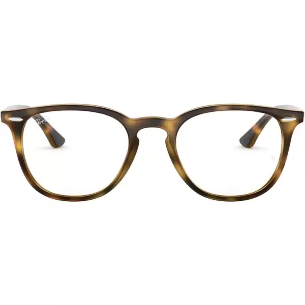 RayBan RX7159 Round Prescription Eyeglass FramesHavanaDemo Lens