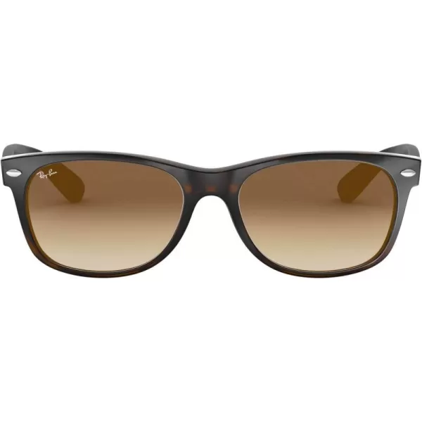 RayBan Rb2132 New Wayfarer Gradient Square SunglassesLight HavanaClear Gradient Brown