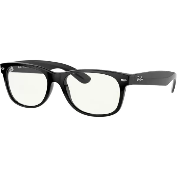 RayBan Rb2132 New Wayfarer Square SunglassesBlackClear Blue Light Filtering