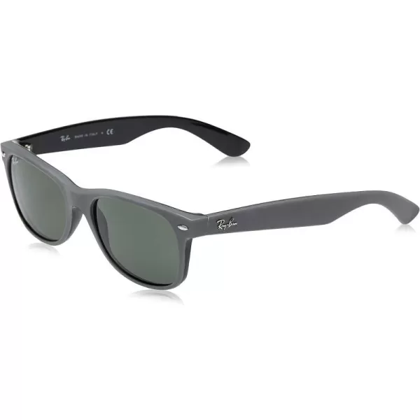 RayBan Rb2132 New Wayfarer Square SunglassesGrey on BlackG15 Green