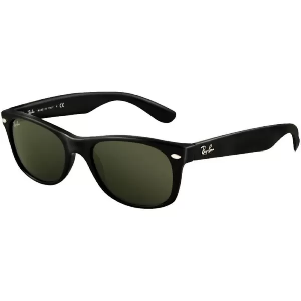 RayBan Rb2132 New Wayfarer SunglassesShiny Black Frame Solid Black