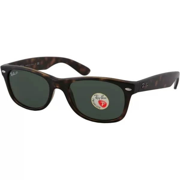 RayBan Rb2132 New Wayfarer SunglassesTortoise Frame Polarized Solid Lens