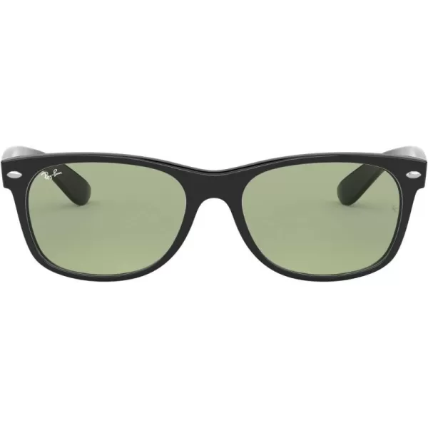 RayBan Rb2132f New Wayfarer Low Bridge Fit Square SunglassesBlackGreen