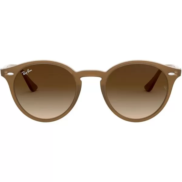 RayBan Rb2180 Round SunglassesTurtledoveBrown Gradient