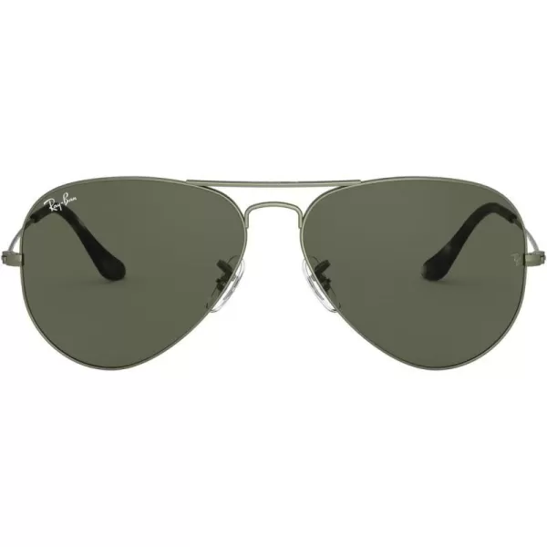 RayBan Rb3025 Classic AviatorSand Transparent GreenG15 Green