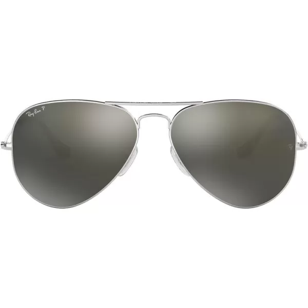 Silver/Polarized Grey Mirrored Silver