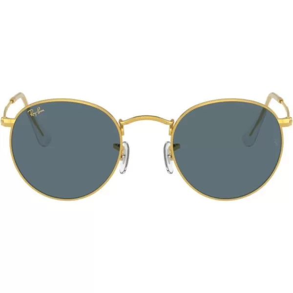 RayBan Rb3447 Round Metal SunglassesLegend GoldBlue