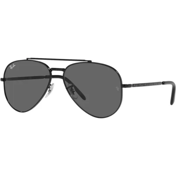 RayBan Rb3625 New Aviator Pilot SunglassesBlackDark Grey