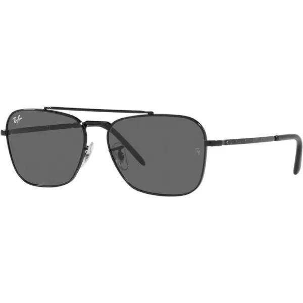 RayBan Rb3636 New Caravan Square SunglassesBlackDark Grey