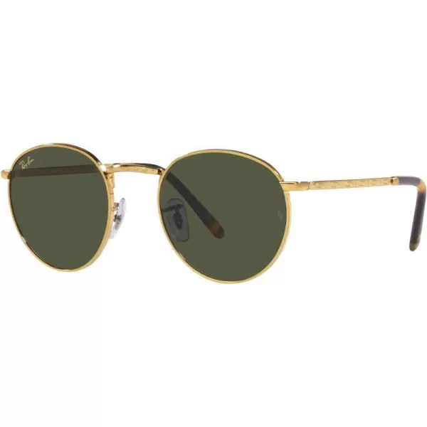 RayBan Rb3637 New Round SunglassesLegend GoldGreen