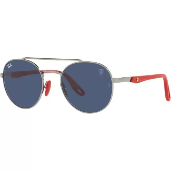 RayBan Rb3696m Scuderia Ferrari Collection Round SunglassesGunmetalDark Blue