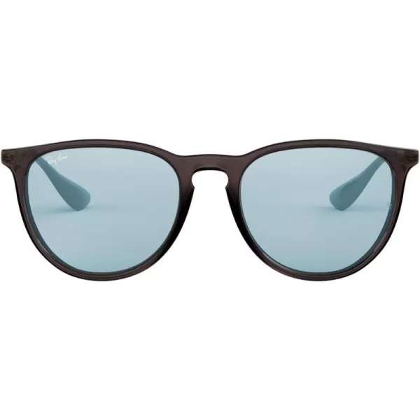 RayBan Rb4171 Erika Round SunglassesTransparent GreyLight Blue External