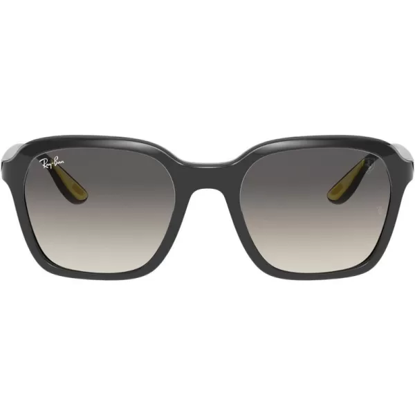 RayBan Rb4343m Scuderia Ferrari Collection Square SunglassesGreyGrey Gradient Dark Grey