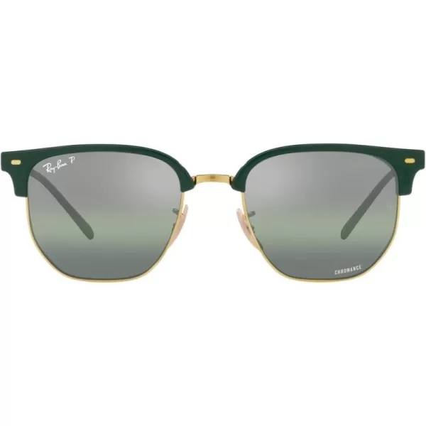 Green on Gold/Green Mirrored Polarized