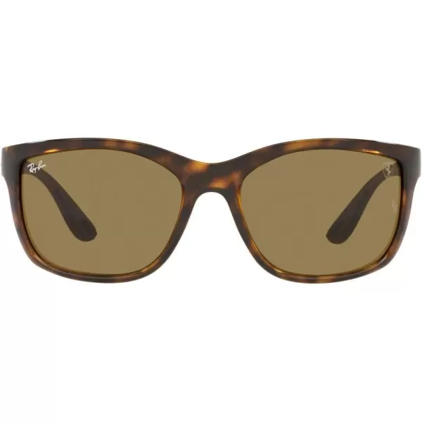 RayBan Rb8356m Scuderia Ferrari Collection Square SunglassesHavanaDark Brown