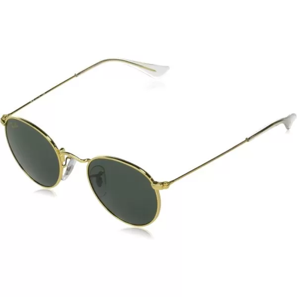 RayBan Rj9547s Metal Round SunglassesLegend GoldDark Green