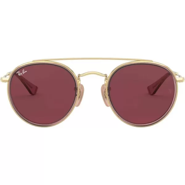 RayBan Rj9647s Metal Round SunglassesPink on AristaDark Violet