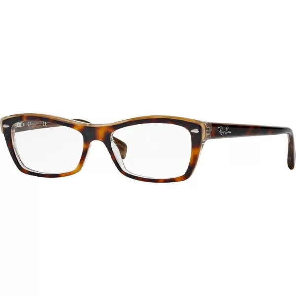 RayBan Rx5255 Rectangular Prescription Eyeglass FramesRayBan Rx5255 Rectangular Prescription Eyeglass Frames