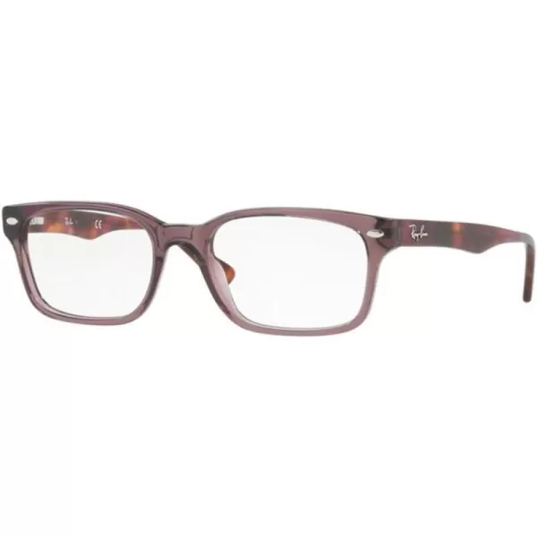 RayBan Rx5286 Square Prescription Eyeglass FramesOpal BrownDemo Lens