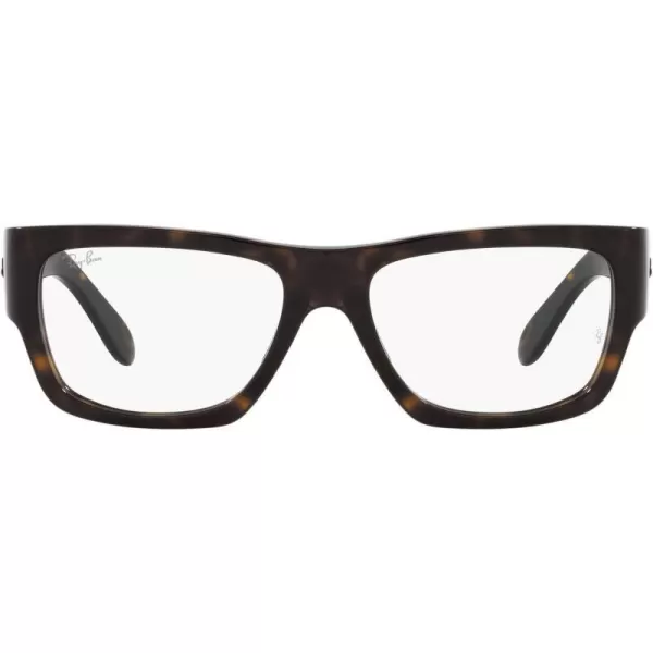 RayBan Rx5487 Nomad Wayfarer Square Prescription Eyeglass FramesHavanaDemo Lens