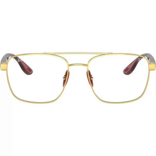 RayBan Rx6467m Scuderia Ferrari Collection Square Prescription Eyeglass FramesAristaDemo Lens