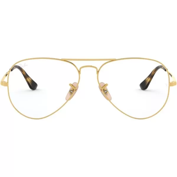 RayBan Rx6489 Aviator Prescription Eyeglass FramesAristaDemo Lens