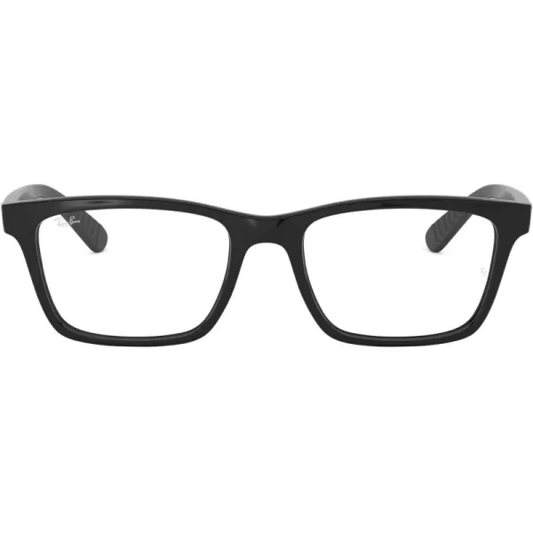 RayBan Rx7025 Square Prescription Eyeglass FramesBlackDemo Lens