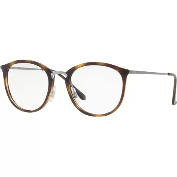 RayBan Rx7140 Square Prescription Eyewear FramesHavanaDemo Lens