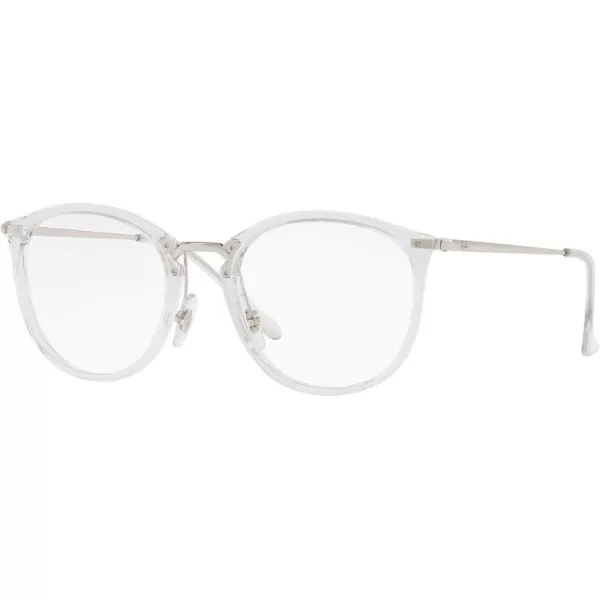 RayBan Rx7140 Square Prescription Eyewear FramesTransparentDemo Lens