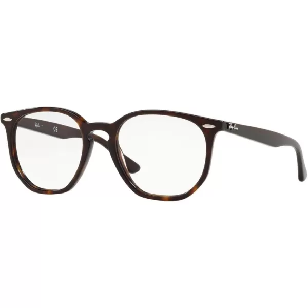 RayBan Rx7151 Hexagonal Prescription Eyeglass FramesHavanaDemo Lens