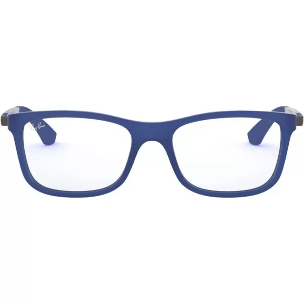 RayBan Ry1549 Square Prescription Eyeglass FramesMatte BlueDemo Lens