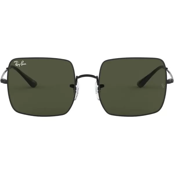 RayBan Womens Rb1971 Square SunglassesBlackG15 Green