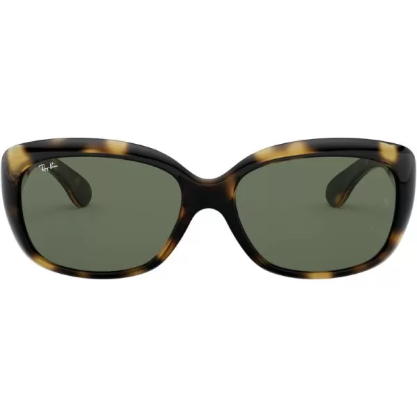 RayBan Womens Rb4101 Jackie Ohh Butterfly SunglassesLight HavanaDark Green