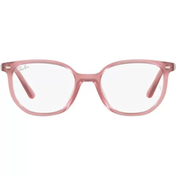 RayBan Womens Ry9097v Elliot Square Prescription Eyewear FramesOpal PinkDemo Lens