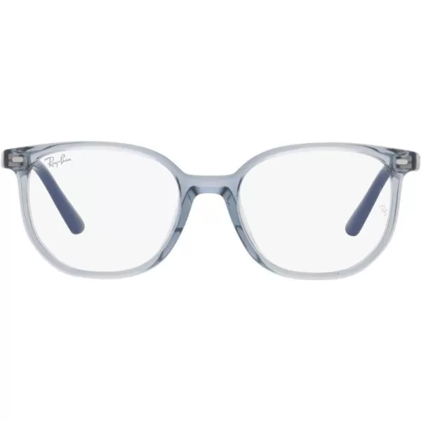 RayBan Womens Ry9097v Elliot Square Prescription Eyewear FramesTransparent BlueDemo Lens