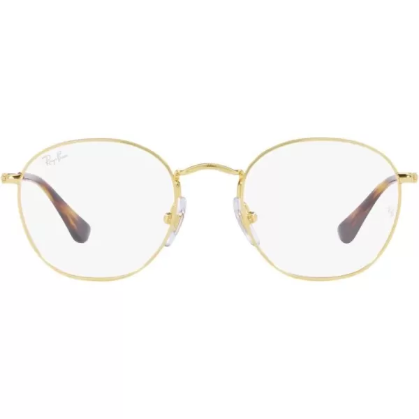 RayBan Womens Ry9572v Rob Round Prescription Eyewear FramesGoldDemo Lens