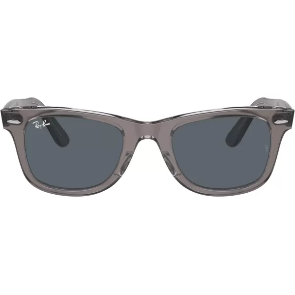 RayBan RB2140 Original Wayfarer SunglassesGrey on TransparentBlue