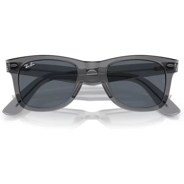 RayBan RB2140 Original Wayfarer SunglassesTransparent GreyBlue